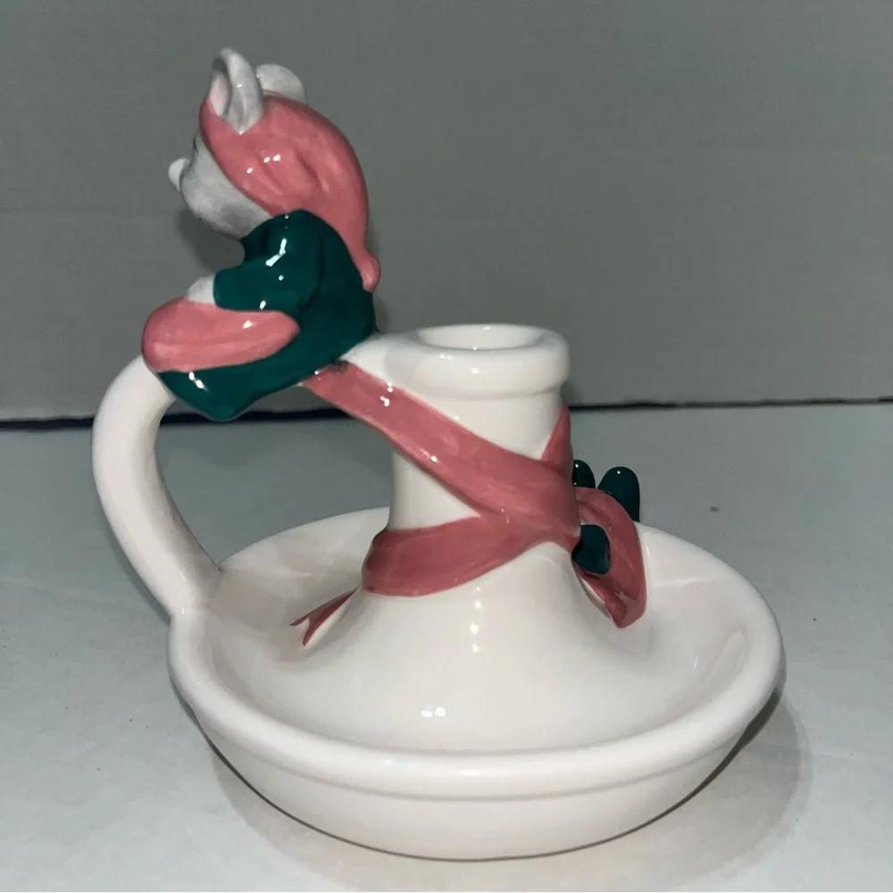 Applause A‎ Pair of Mice Ceramic Candlestick